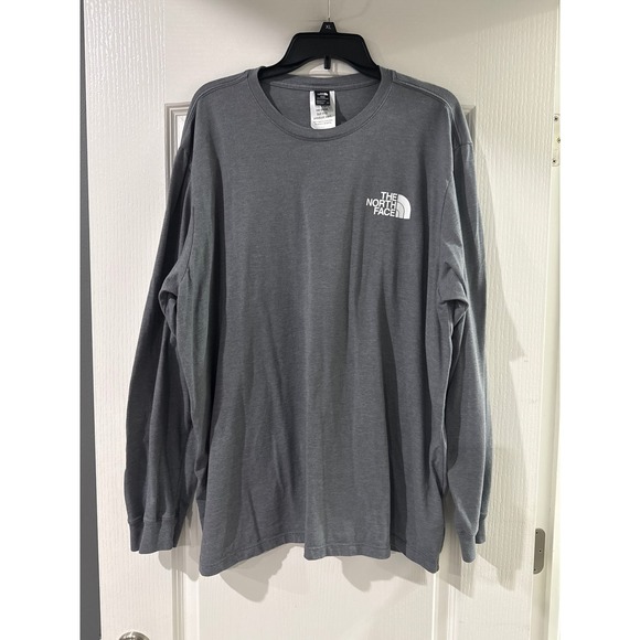 The North Face Other - The North Face Mens XXL Grey Circular Design Long Sleeve Graphic T-Shirt Logo
